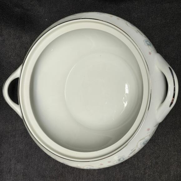 English Garden Fine China 1221 Covered Serving Soup / Vegetable Bowl & Lid - Picture 6 of 12